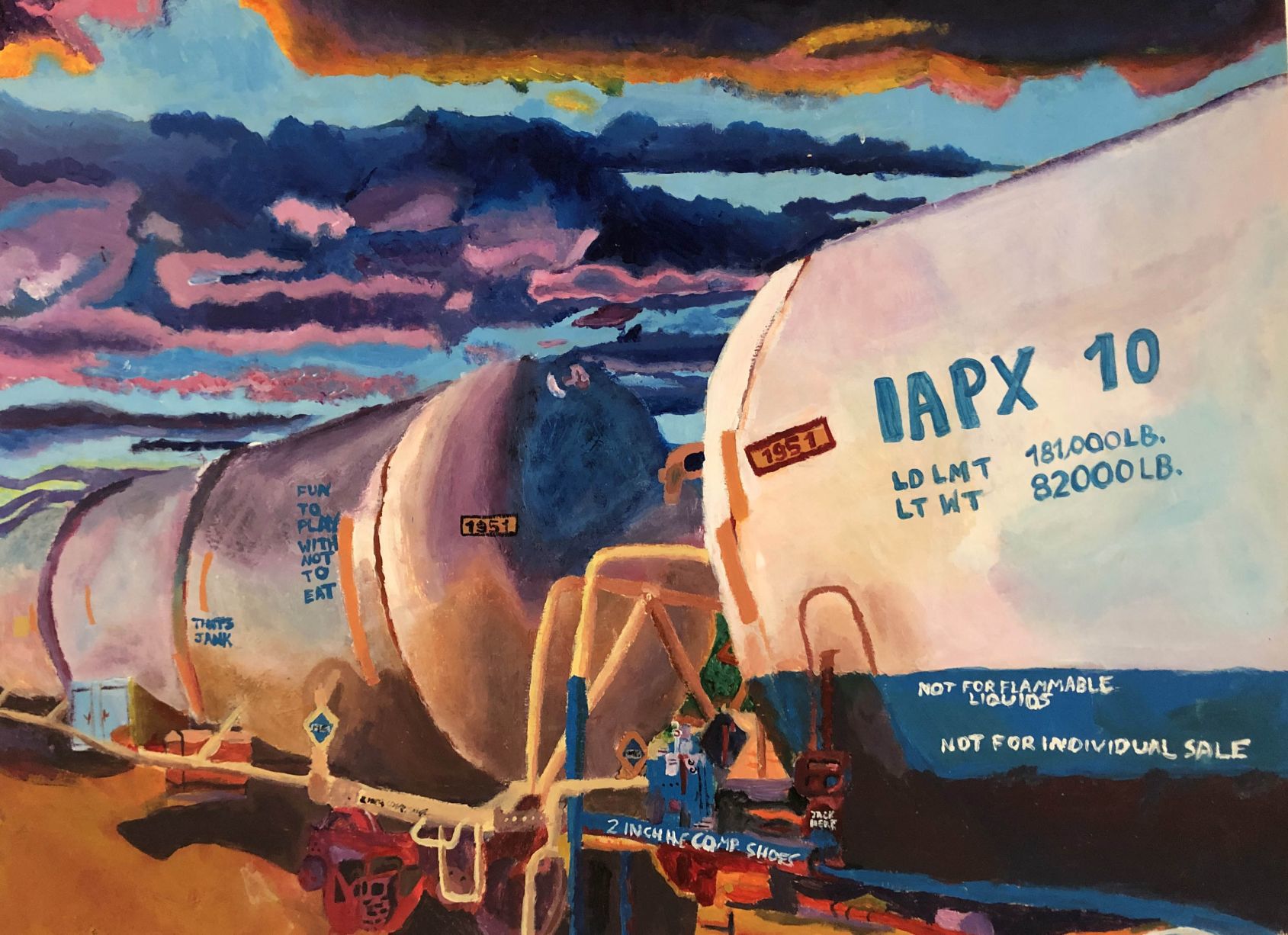 Trains at Five Points